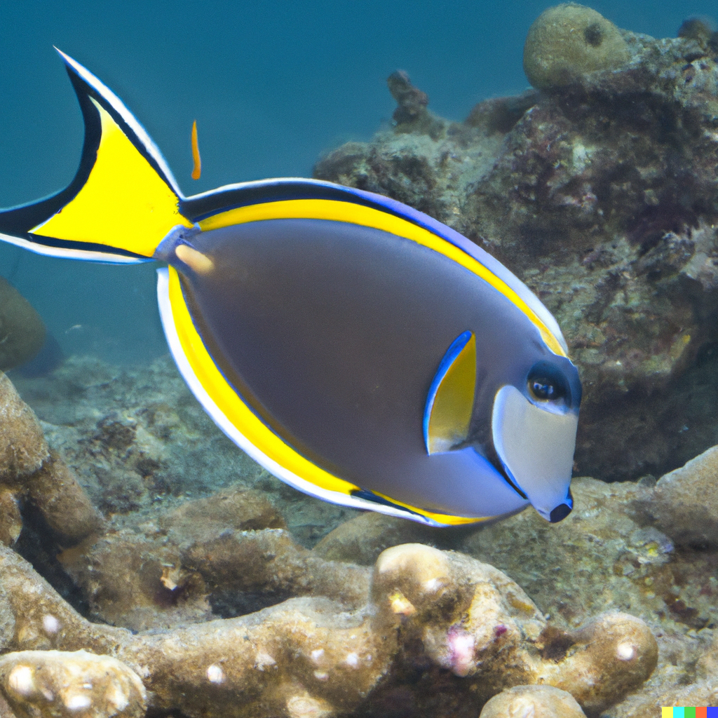 Yellow-tailed surgeonfish