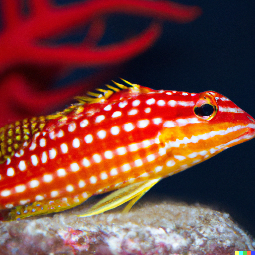 The Flame Hawkfish             A Beginner’s Guide to Keeping This Beautiful Fish